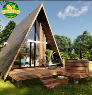 Nhà lắp ghép homestay
