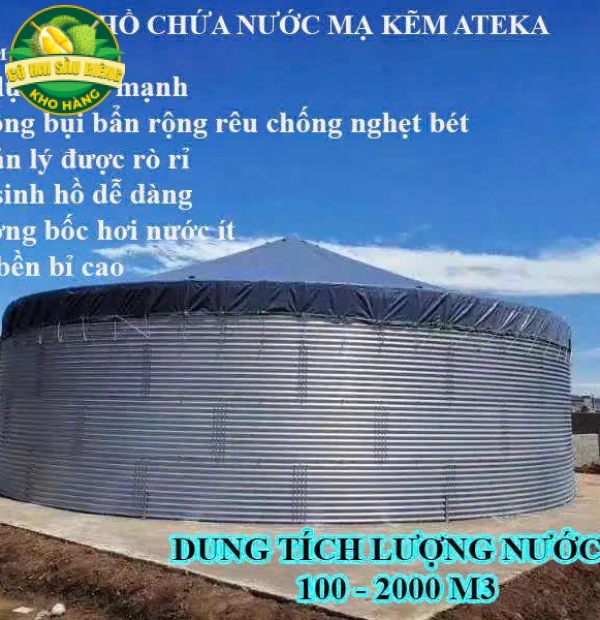HỒ TÍCH NƯỚC THÔNG MINH CHO TRỒNG TRỌT- THỦY SẢN